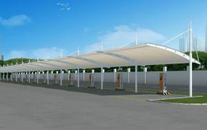 包头膜结构停车棚