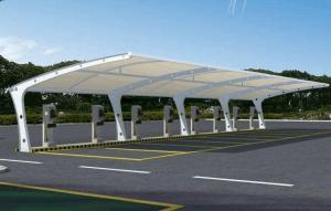 包头膜结构停车棚