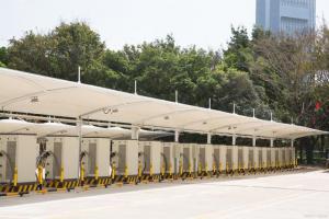 包头膜结构停车棚