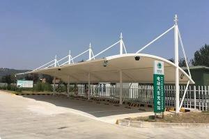 包头膜结构停车棚